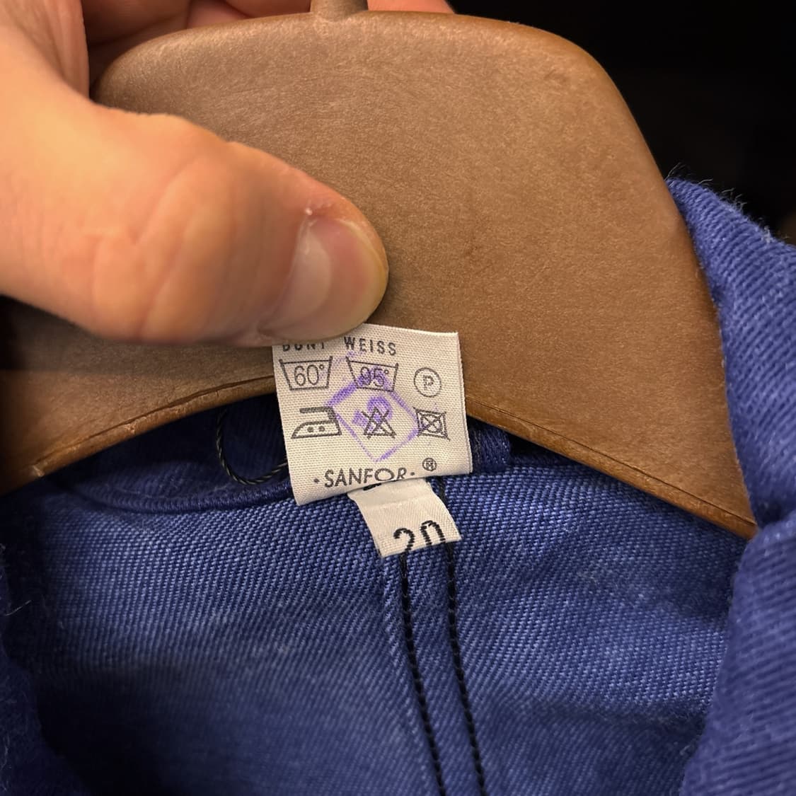 70~80s 오리지널 다잉 얀 프렌치워크자켓 포인트 자수 N802 상품이미지9