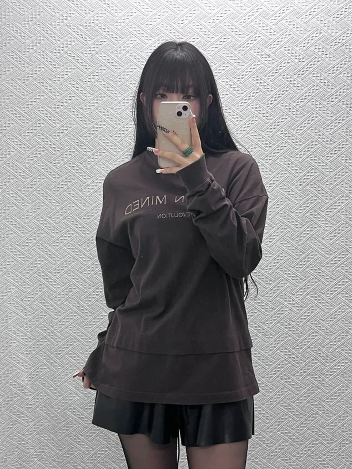 메종미네드 빈티지 캐주얼 레이어드 롱슬리브 S C10270 상품이미지1