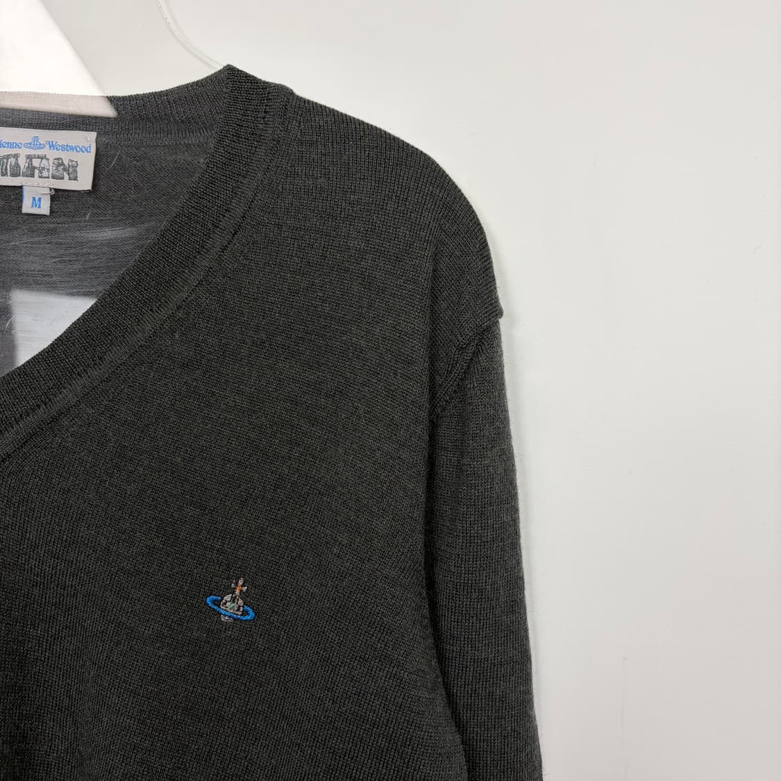 비비안웨스트우드 오브 브이넥 니트 티셔츠 상품이미지3