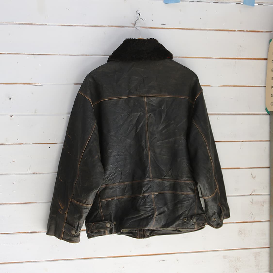 (착용컷) LES MUES 레더 자켓 (남성용 103) 상품이미지2