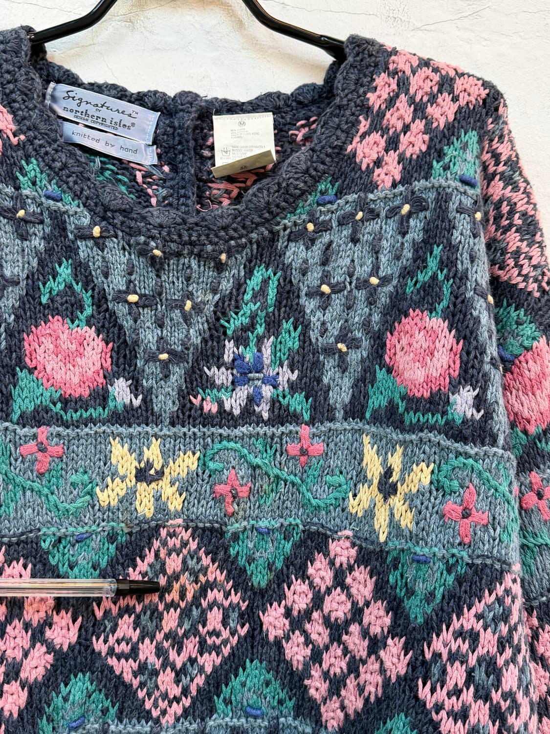 Signatures By Northern Isles 핸드메이드 코튼니트M 상품이미지5