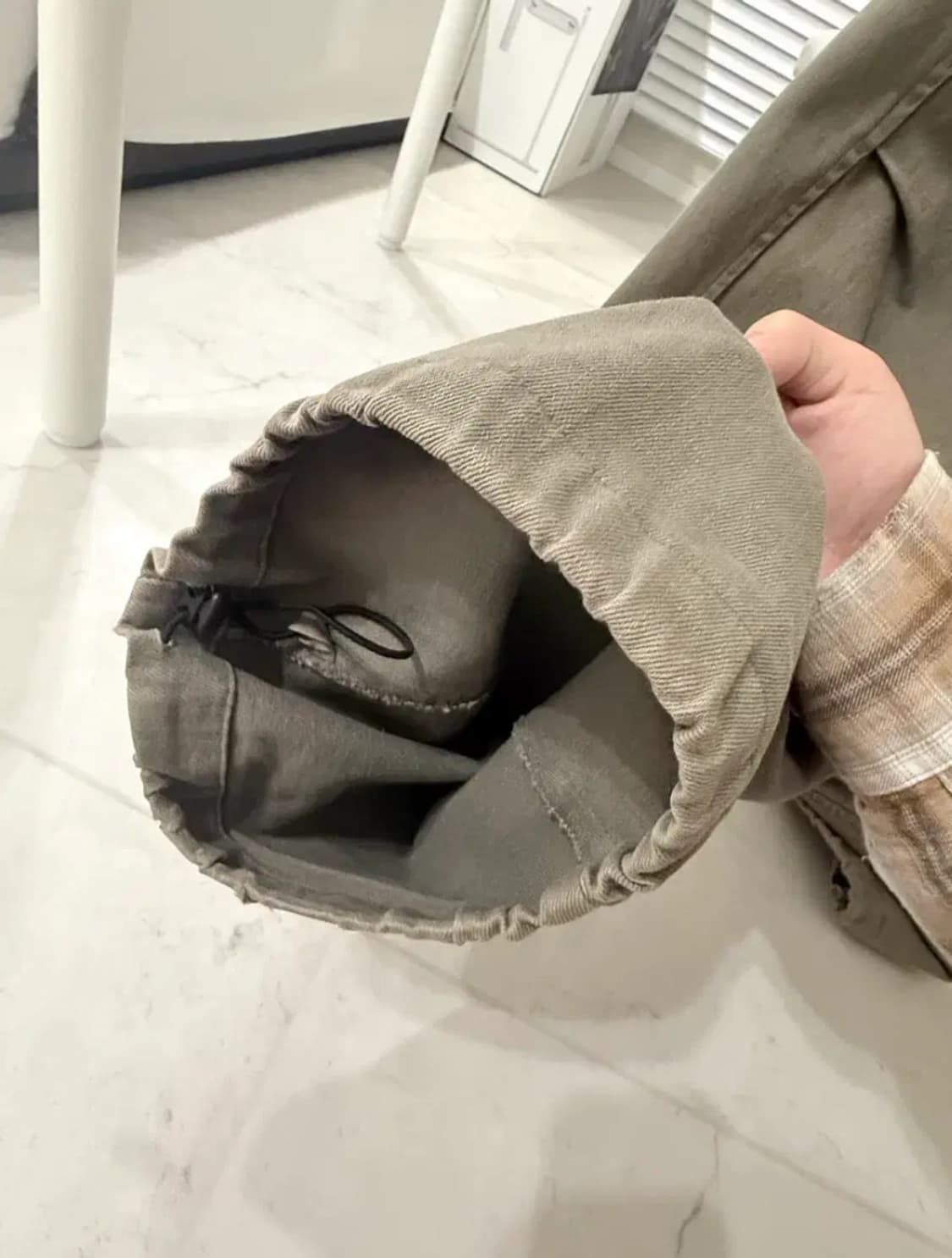 해칭룸 밀 팬츠 워시드 올리브- 2 size 상품이미지4