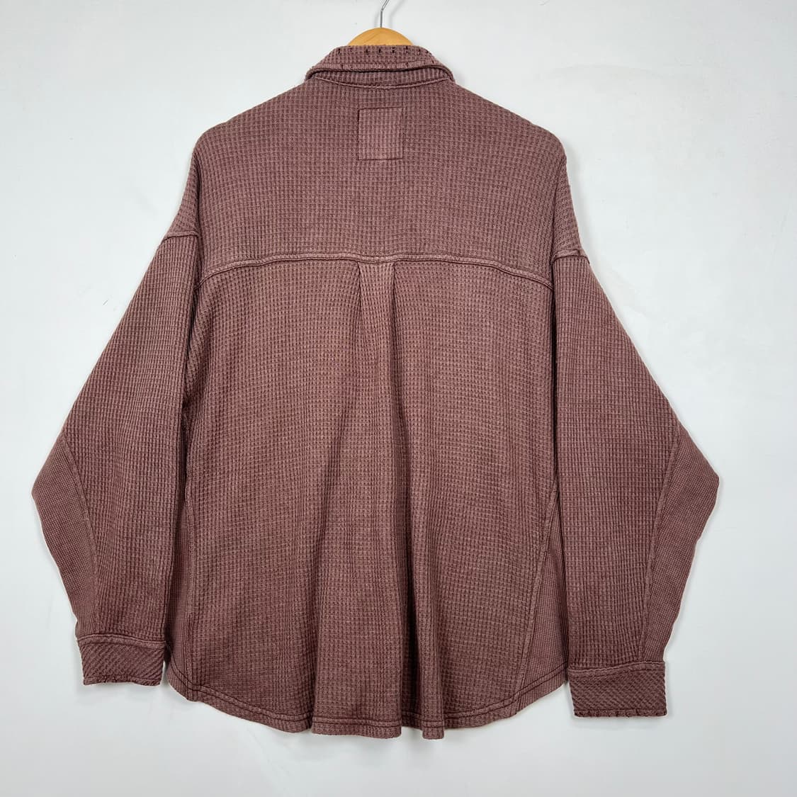 Vintage ditressed waffle shirt 상품이미지4