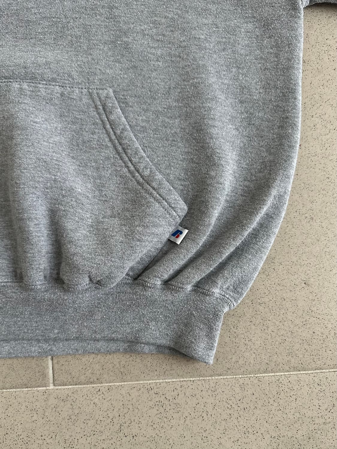 00s 빈티지 러셀 후드 그레이 L 상품이미지3