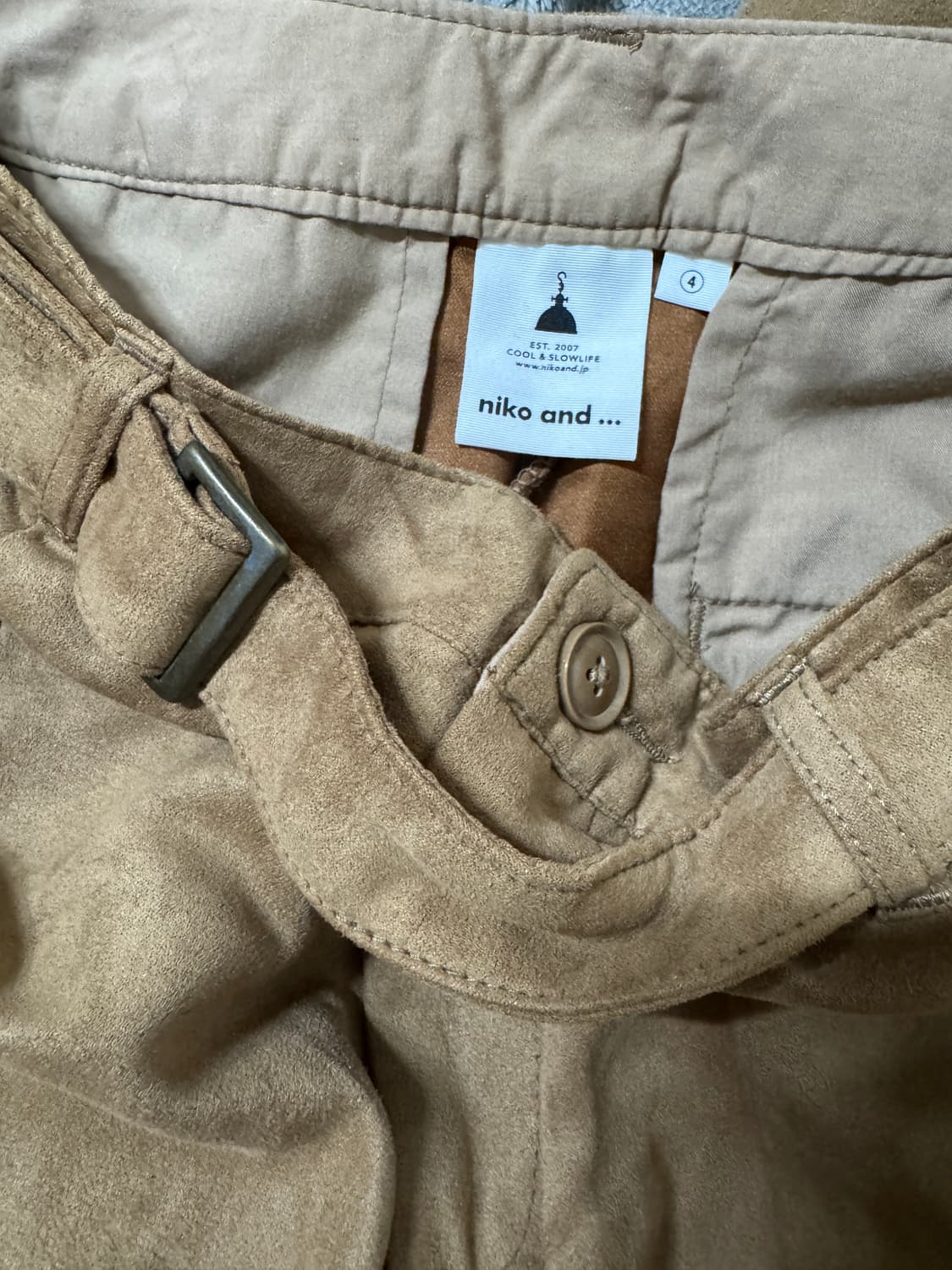 니코앤드 스웨이드 팬츠 상품이미지3