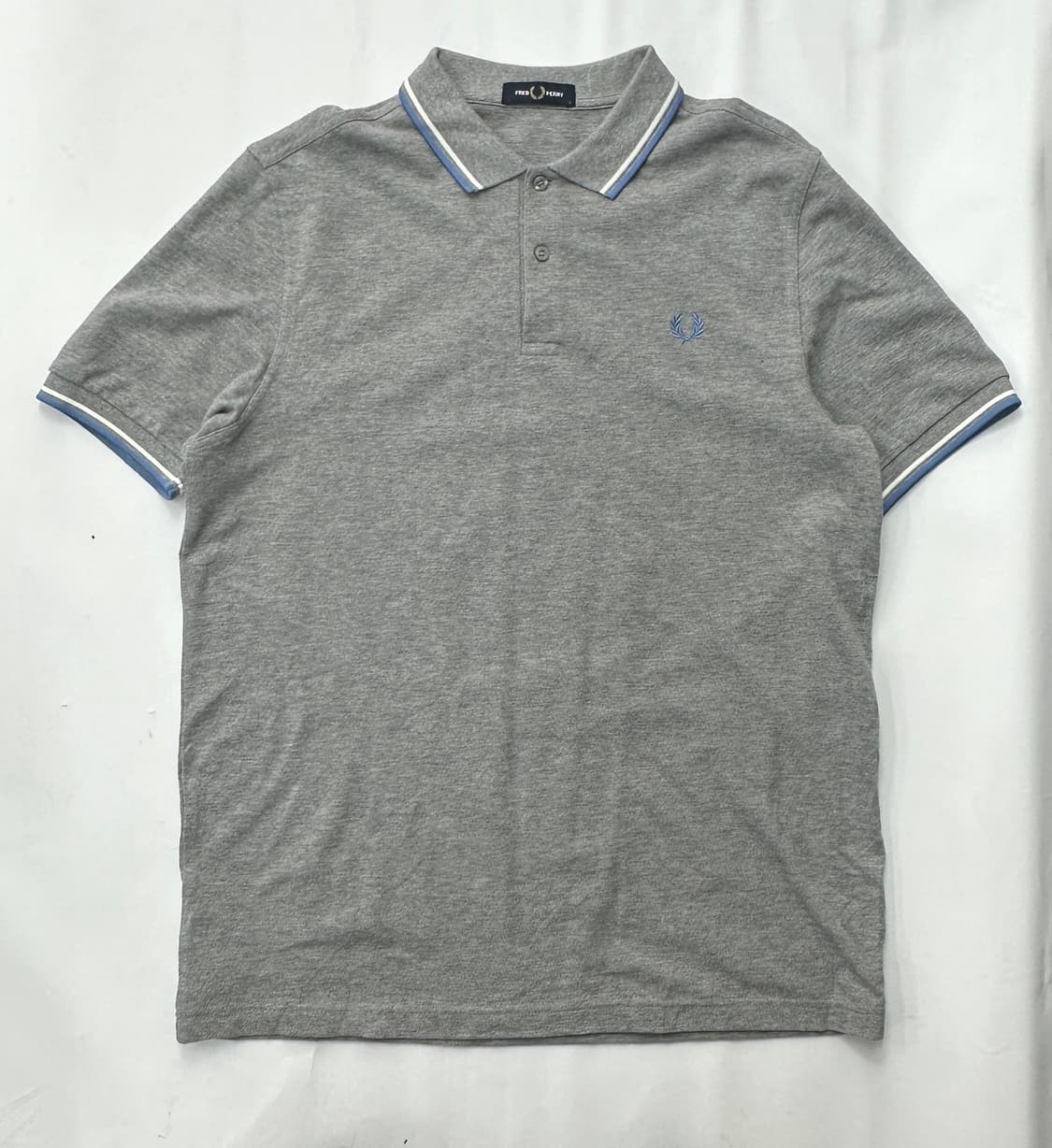 재팬 프레드페리 자수 카라 반팔티셔츠 폴로티 여름 베이직  L 상품이미지2
