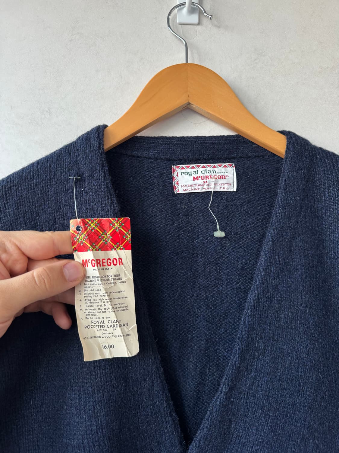 1960s McGregor Royal Clan Cardigan  상품이미지4