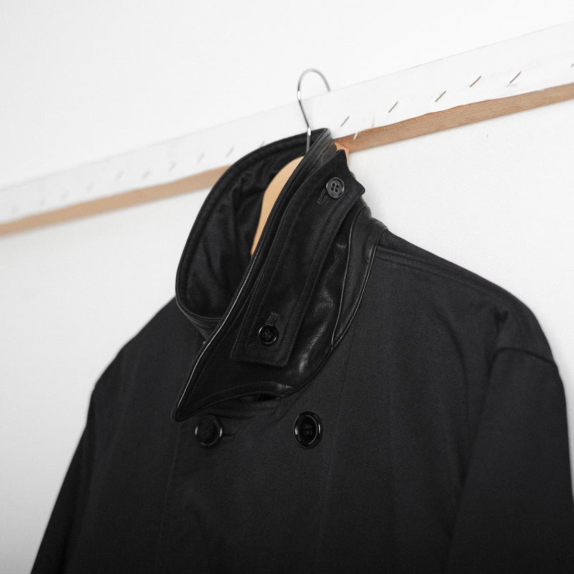 나이스네스 아론 블랙 피코트 L사이즈 Niceness 상품이미지6