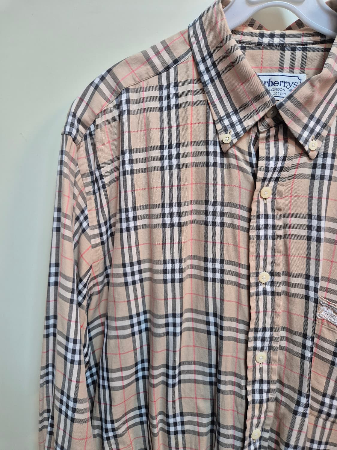 버버리 체크 셔츠 상품이미지3