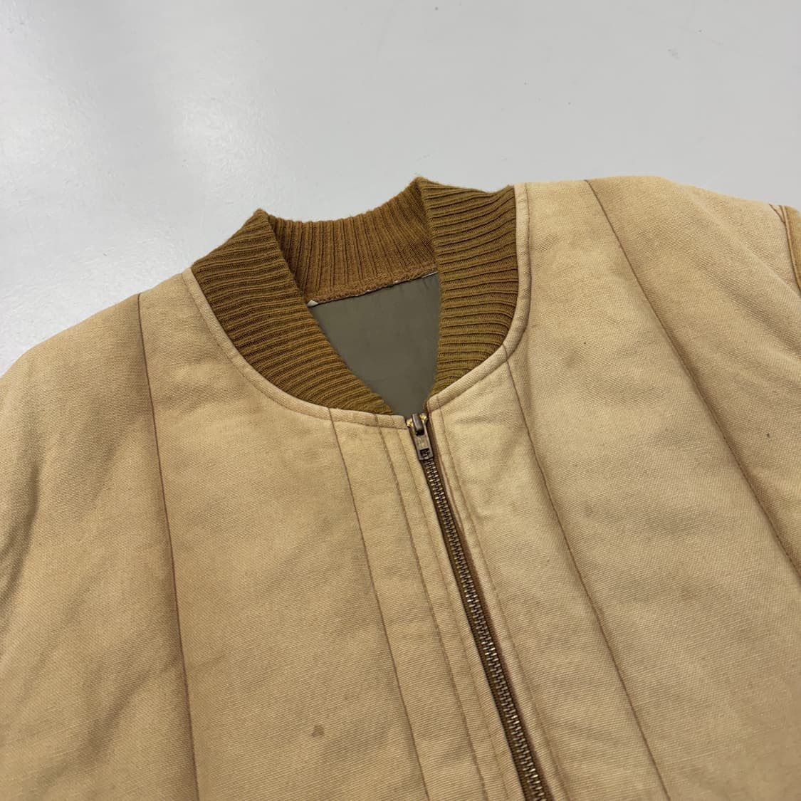 빈티지 덕캔버스 칼하트맛 워크 베스트 조끼 상품이미지4