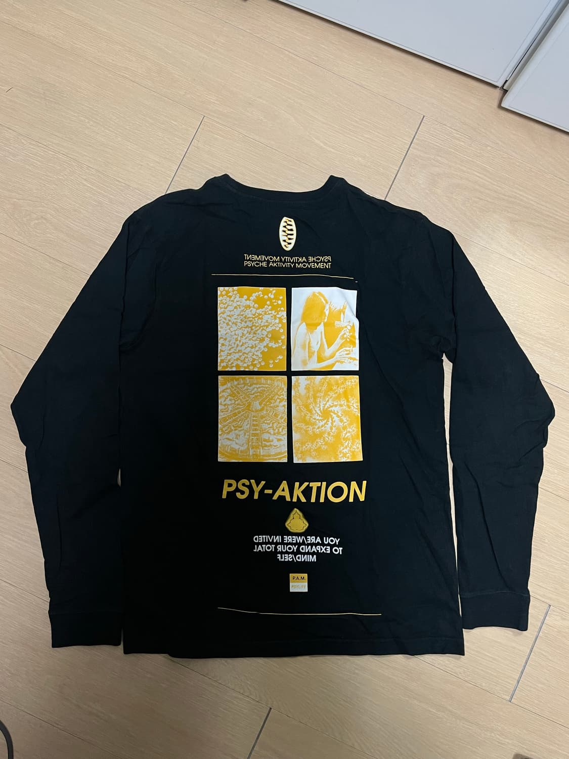 PAM 프린팅 롱슬리브 블랙 상품이미지2