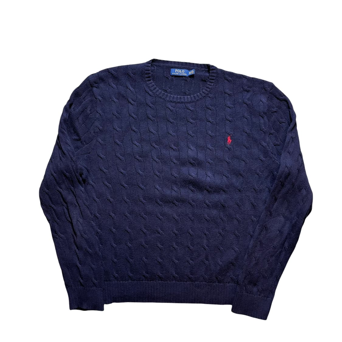 폴로 꽈배기 니트 상품이미지1