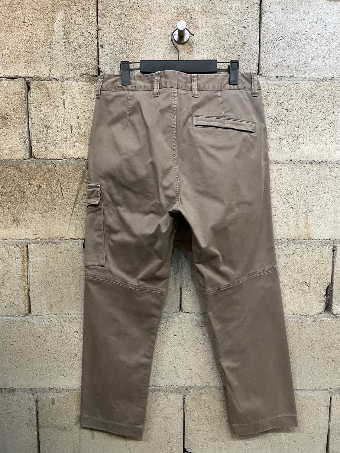 스톤 아일랜드 브러쉬드 코튼 카고 팬츠 상품이미지5