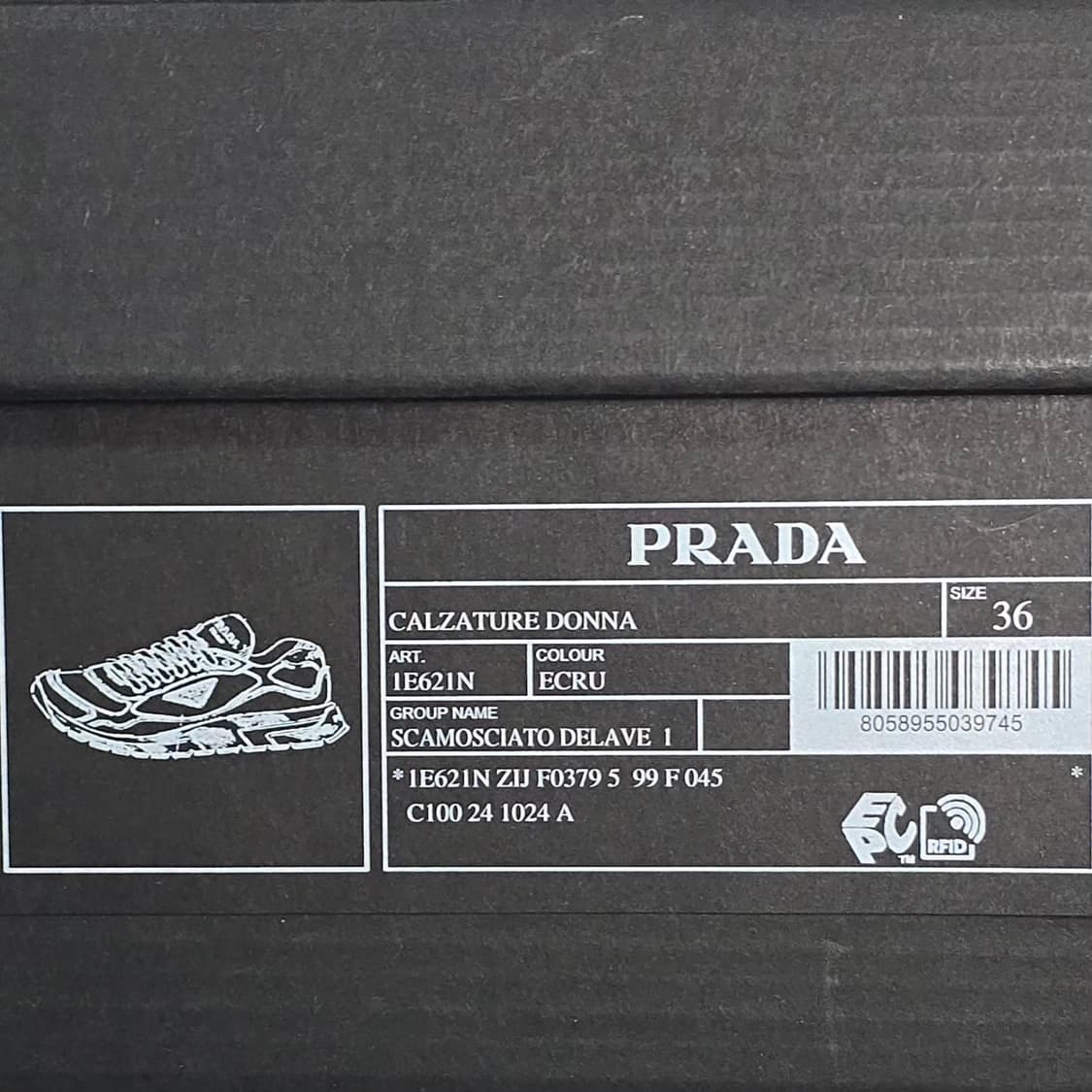 프라다 프락스 스웨이드 스니커즈 ( 230 ) 상품이미지8