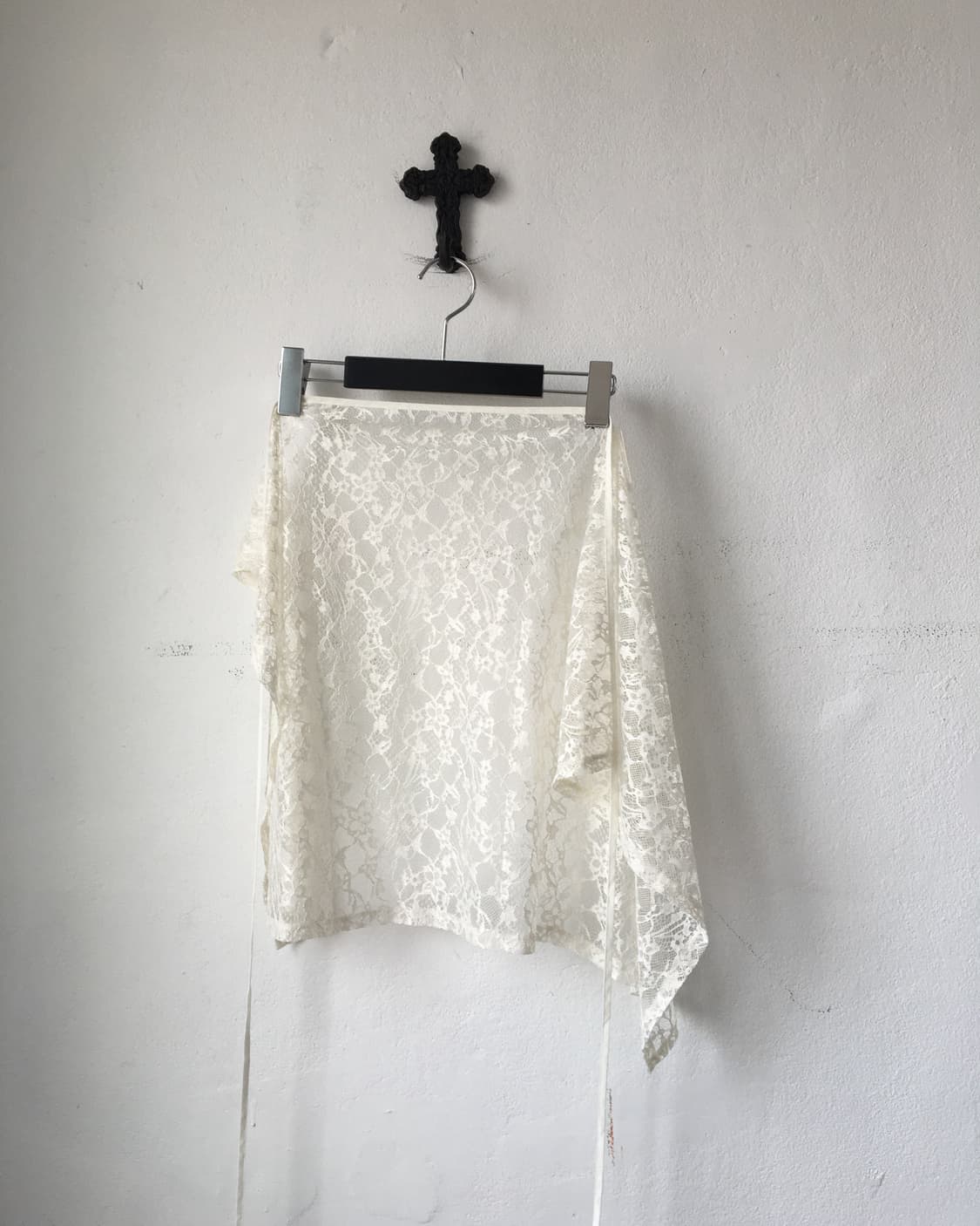 Flower pattern lace wrap skirt 상품이미지1