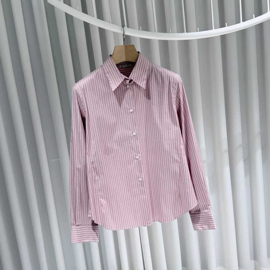 (A+/46) / 로로피아나 실크 코튼 스트라이프 셔츠 상품이미지3