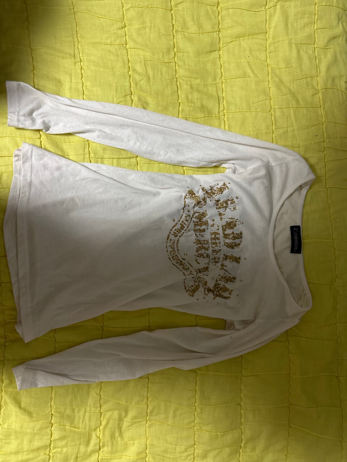 글리터 프린팅 펑크 롱슬리브  상품이미지2