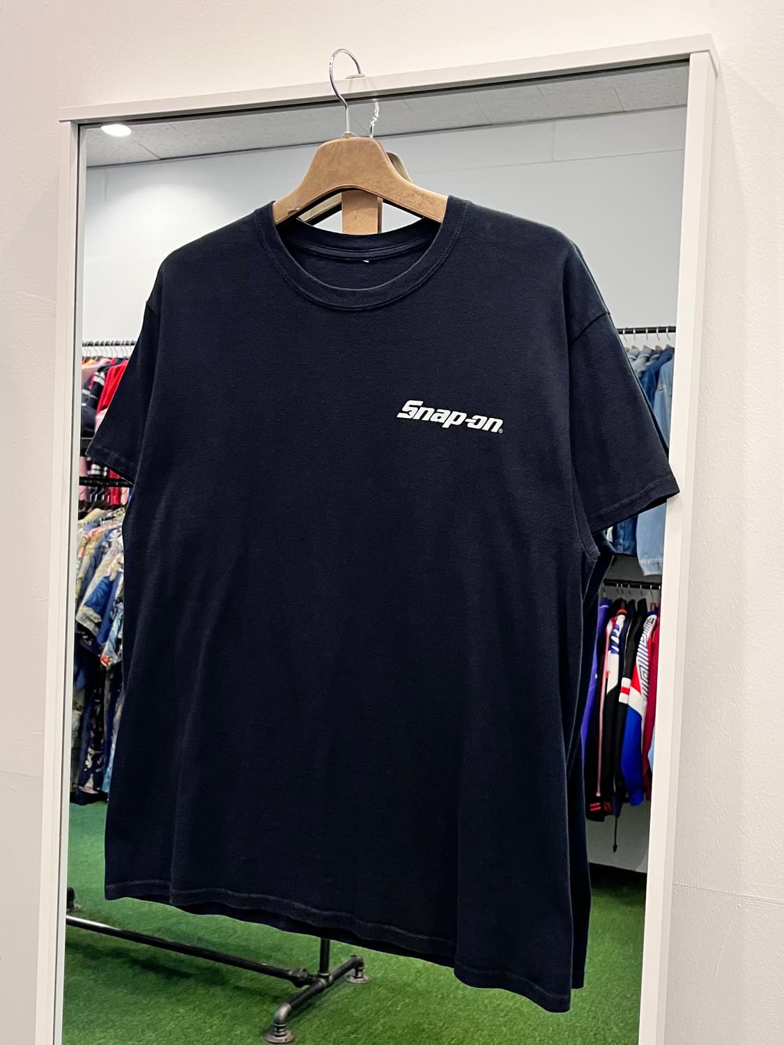 Snap-On 빈티지 올드카 프린팅 반팔 티셔츠 상품이미지4