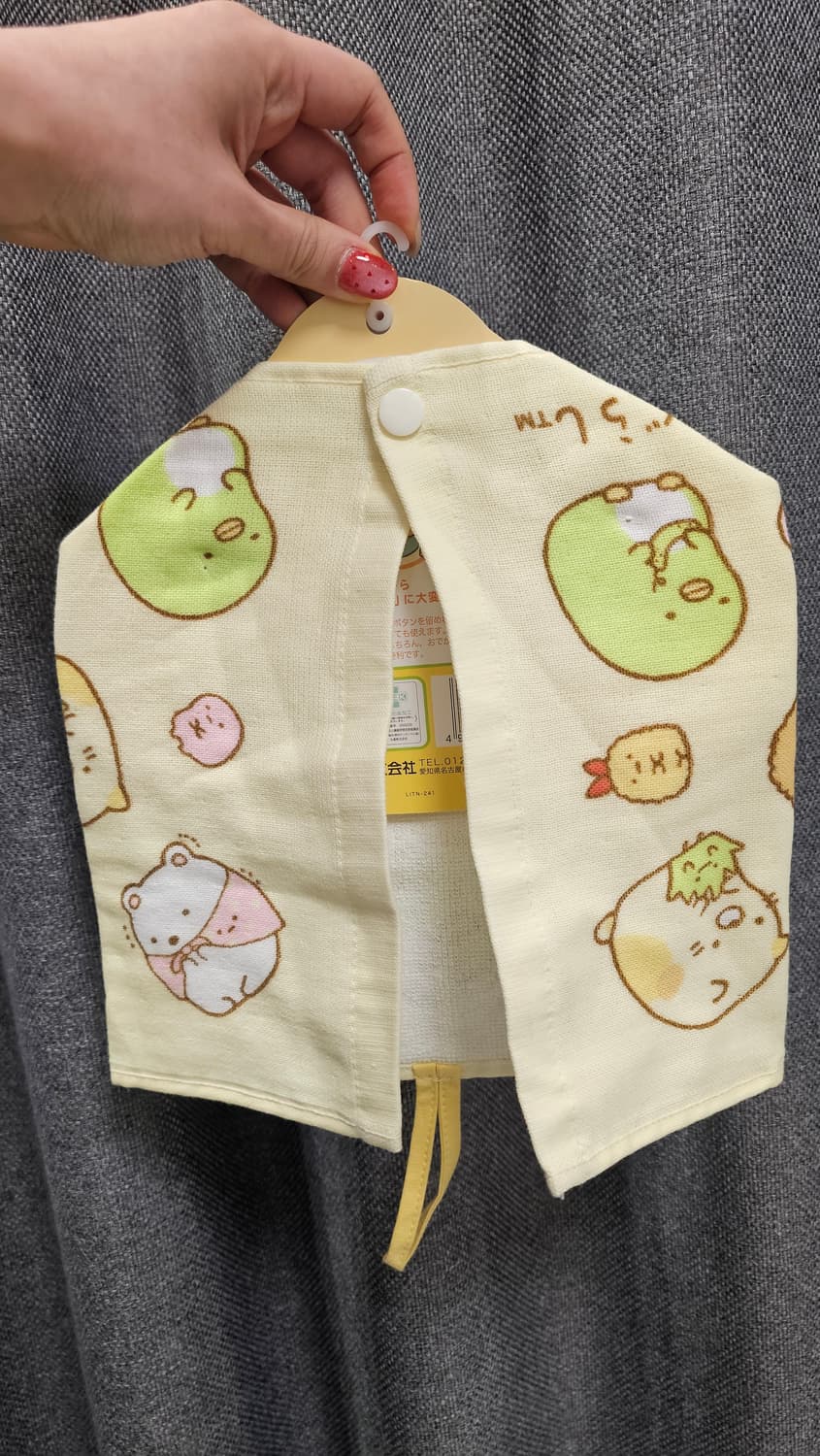 일본 스미코구라시 외출 스미코 면 100프로 턱받이겸용 상품이미지1