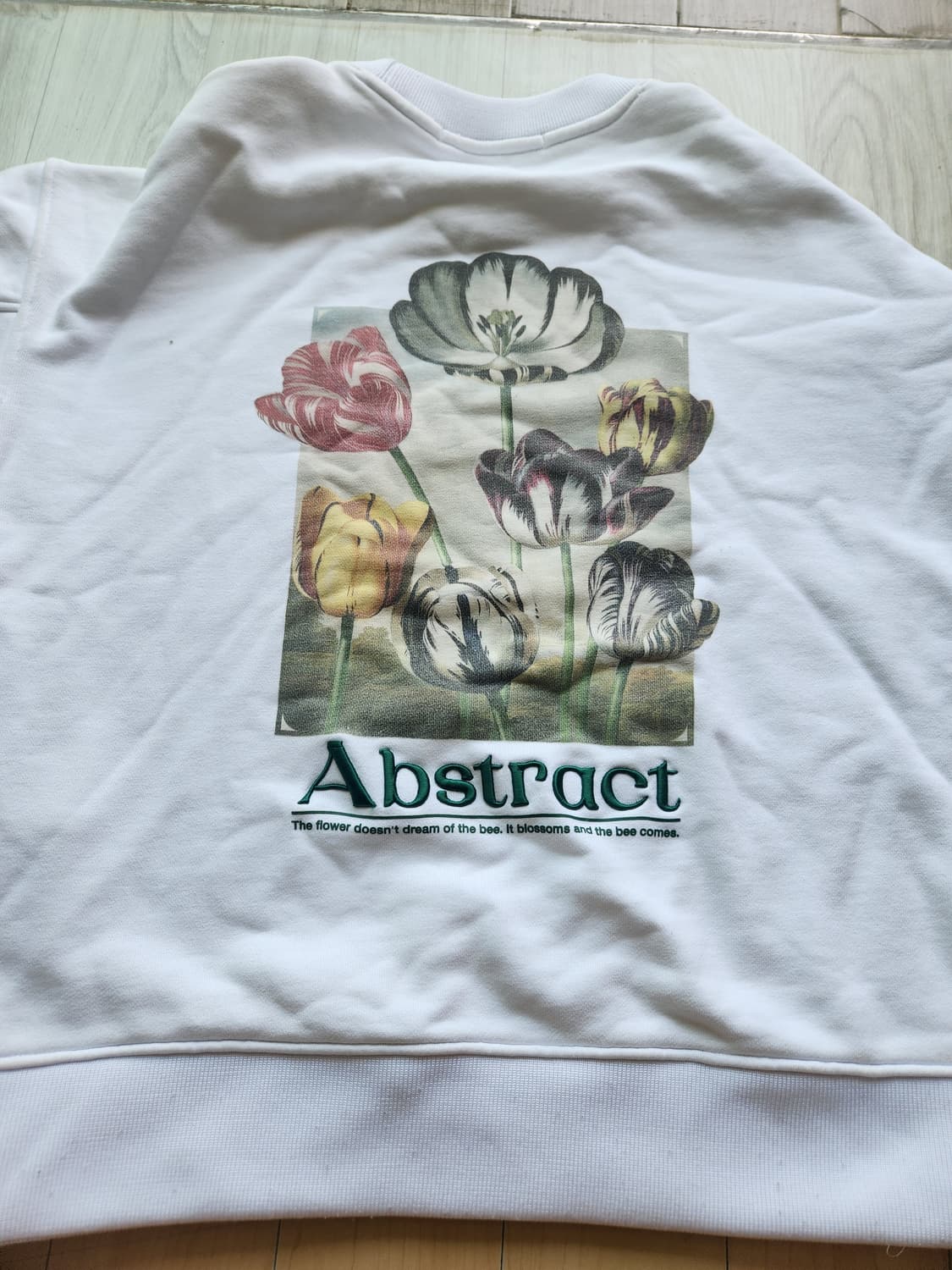 21fw 지오송지오 플라워 아트웍 프린팅 오버핏 맨투맨 95 상품이미지2