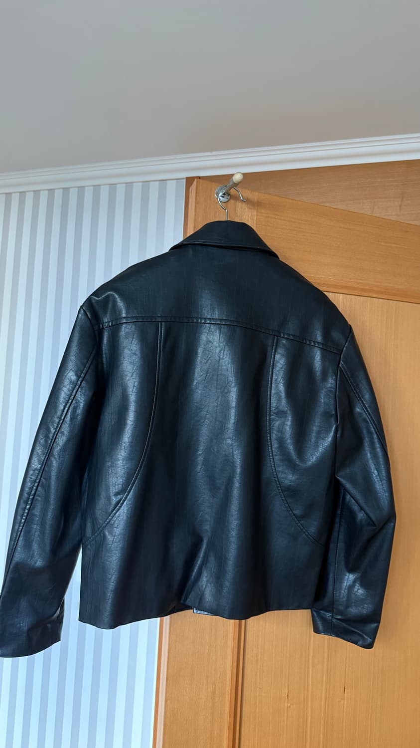 르마드 / 블랙 레더 자켓 2 사이즈 상품이미지2