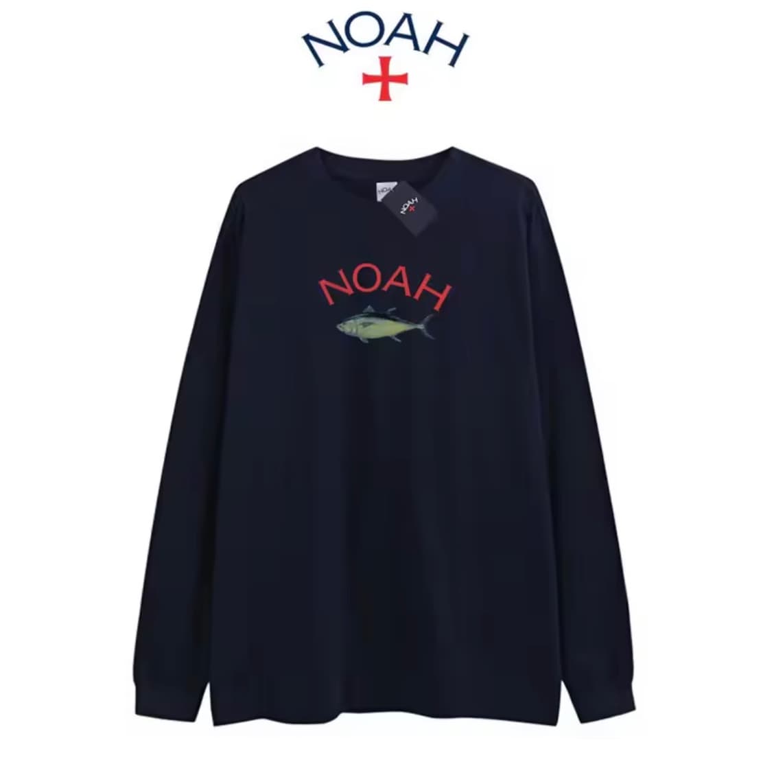 Noah노아 긴팔 티셔츠 네이비 xl 상품이미지1