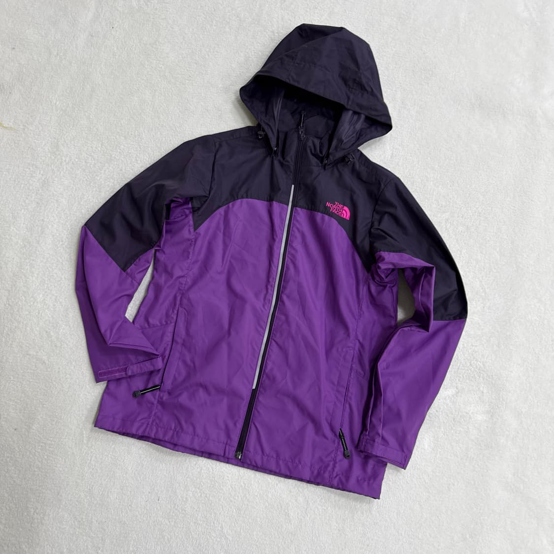 90 노스페이스 퍼플 후드 바람막이 0401T 상품이미지1