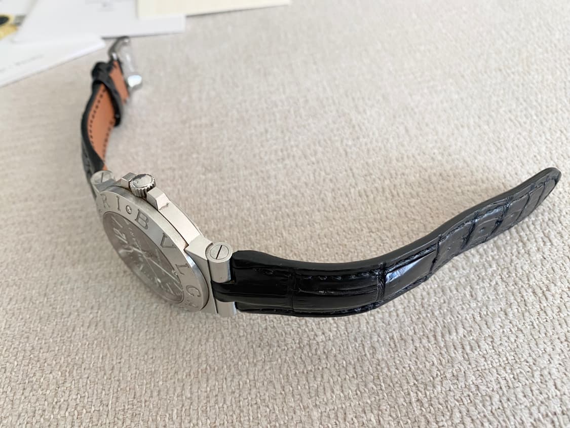 불가리 디아고노 리미티드에디션 LCV38 2P 다이아 38mm 오토메틱 상품이미지9