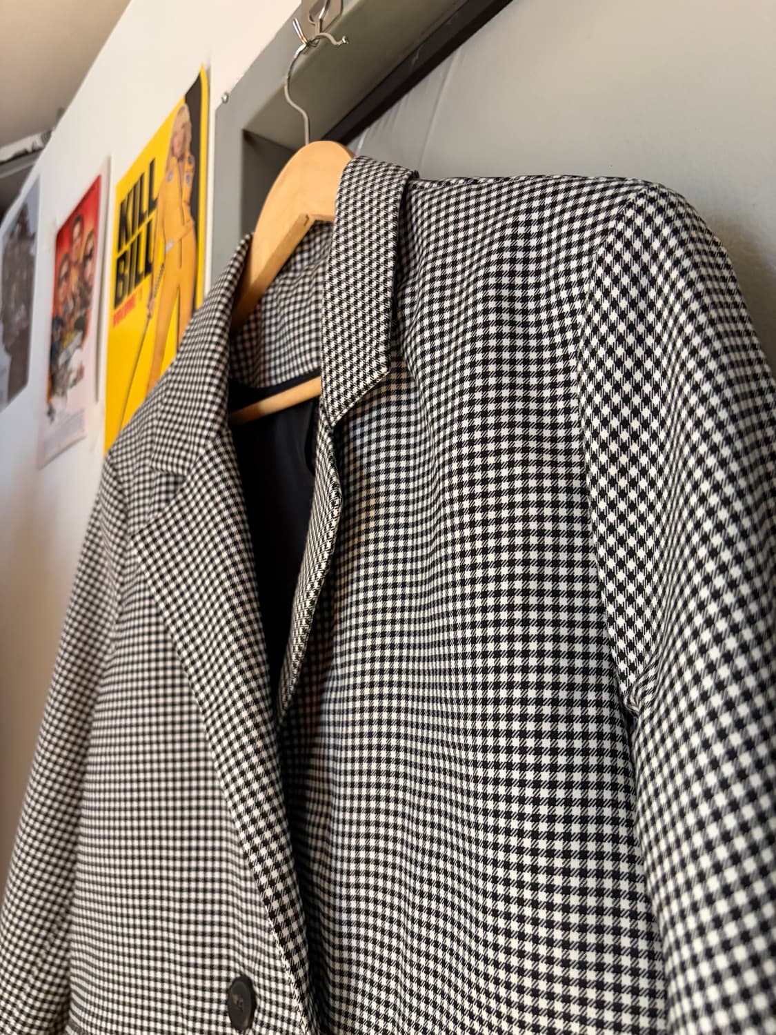 체크 더블 버튼 블레이저자켓 상품이미지2