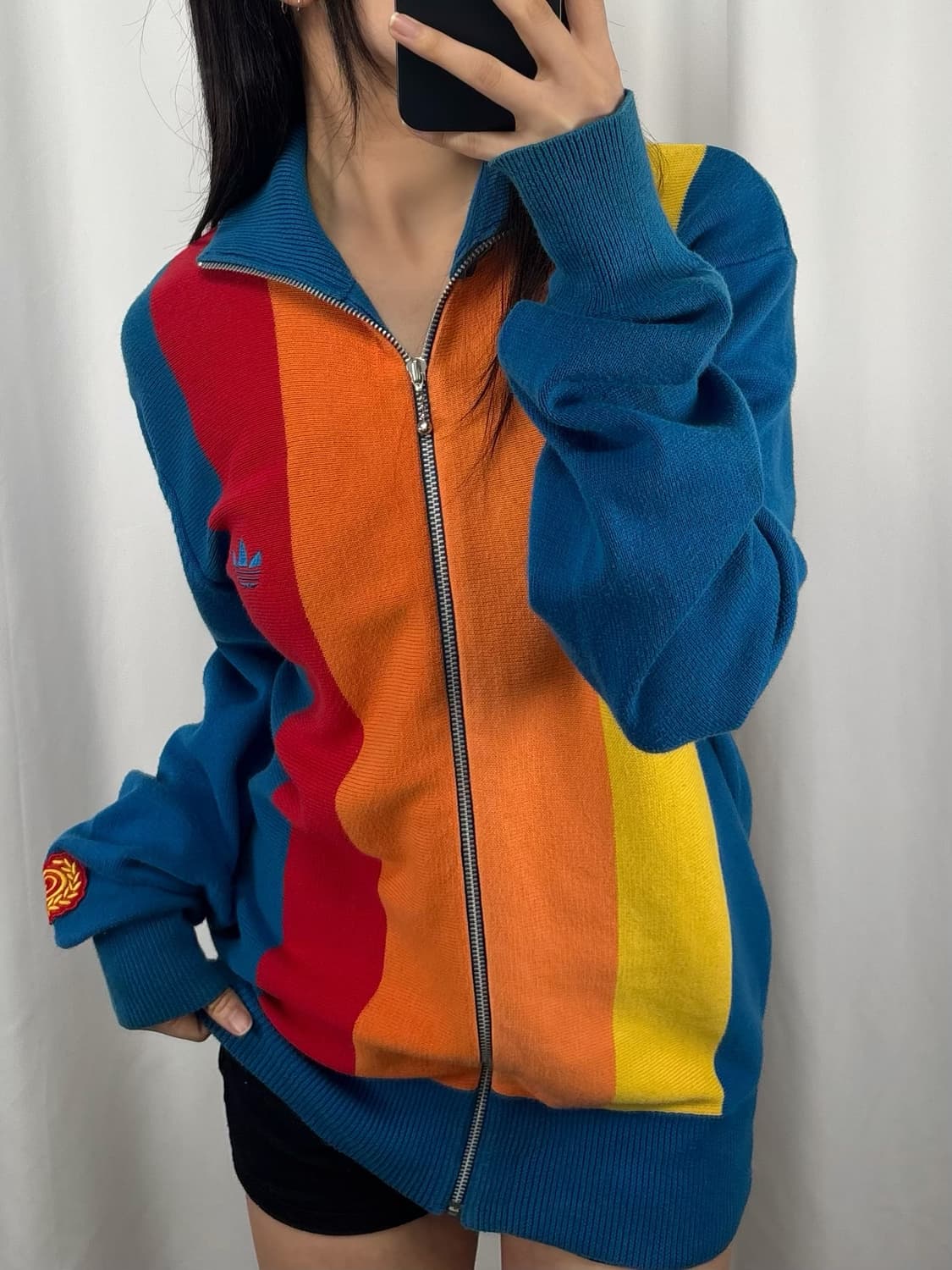 아디다스 니트 집업 자켓 상품이미지1