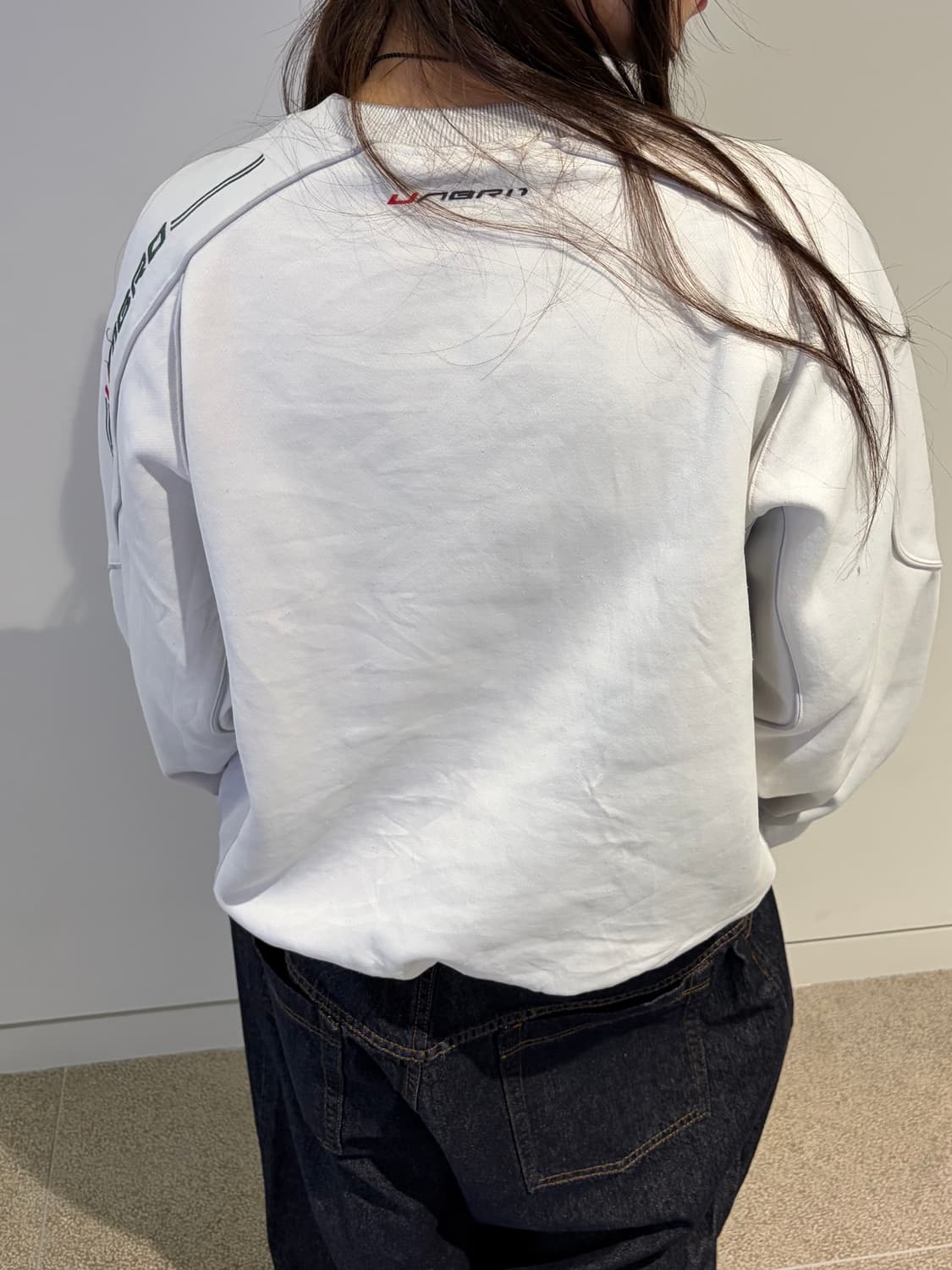 90s UMBRO 올드스쿨 화이트 맨투맨 상품이미지4