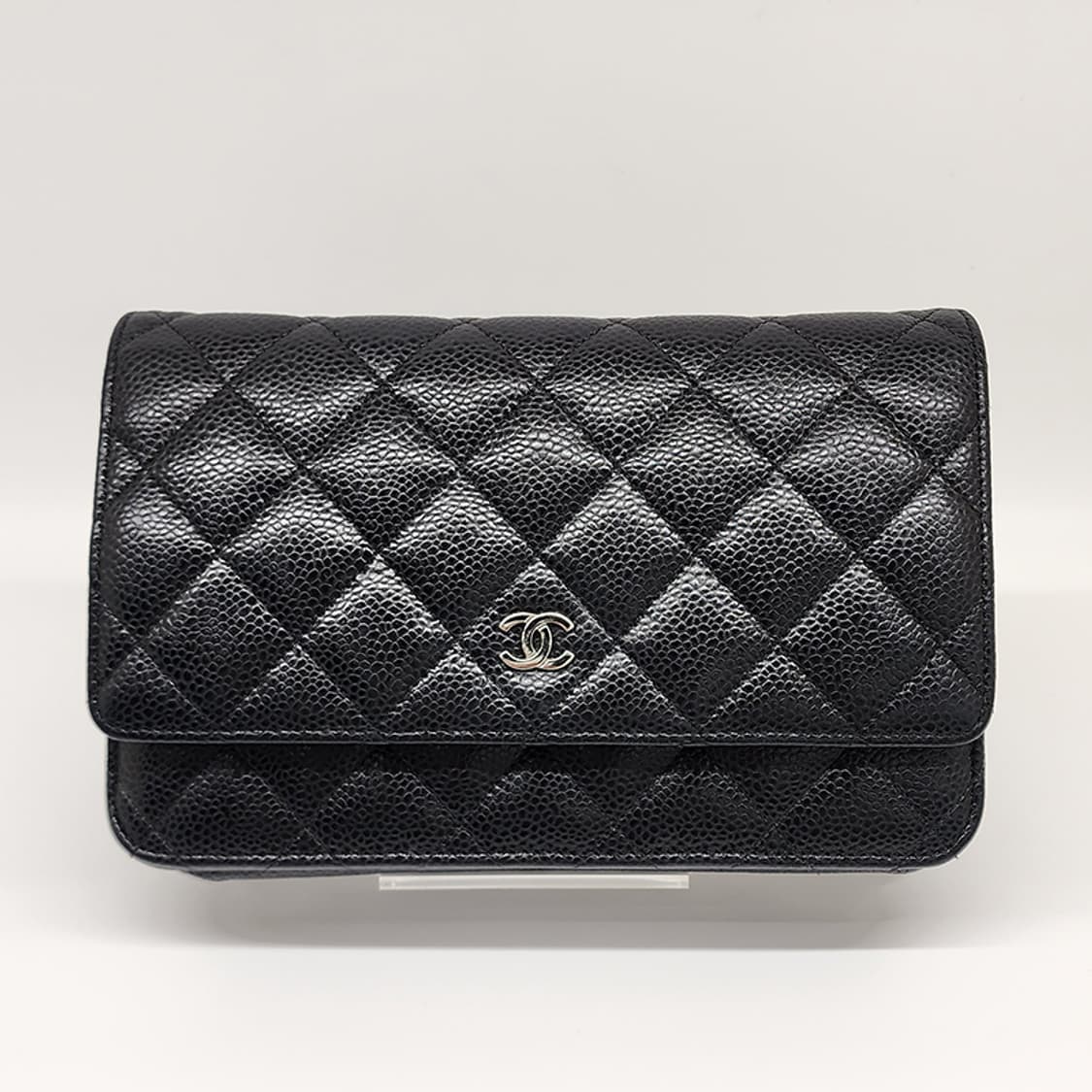 샤넬 WOC 캐비어 클래식 은장 블랙 #25 상품이미지1