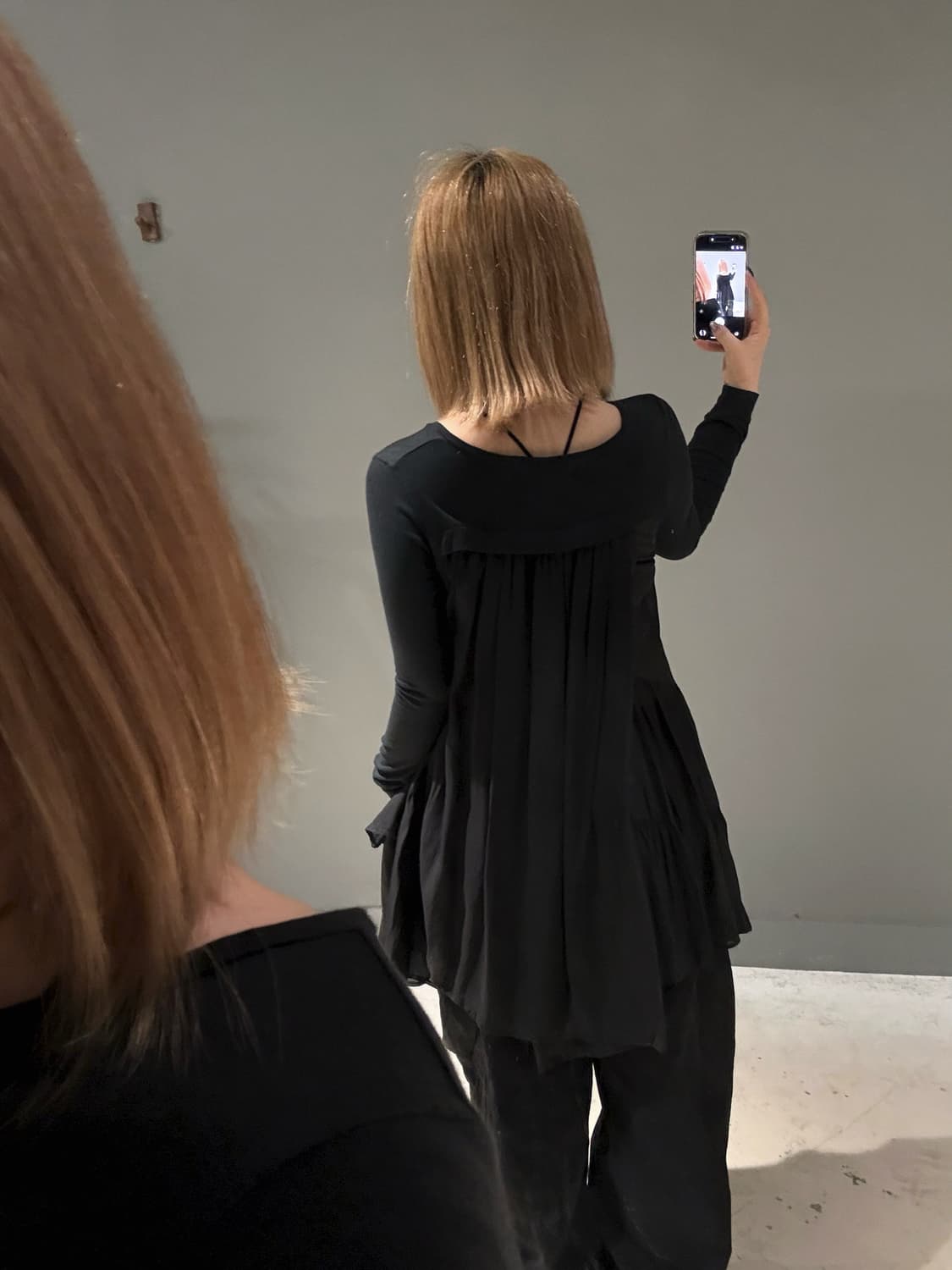 Gomme layered detail long sleeve  상품이미지4