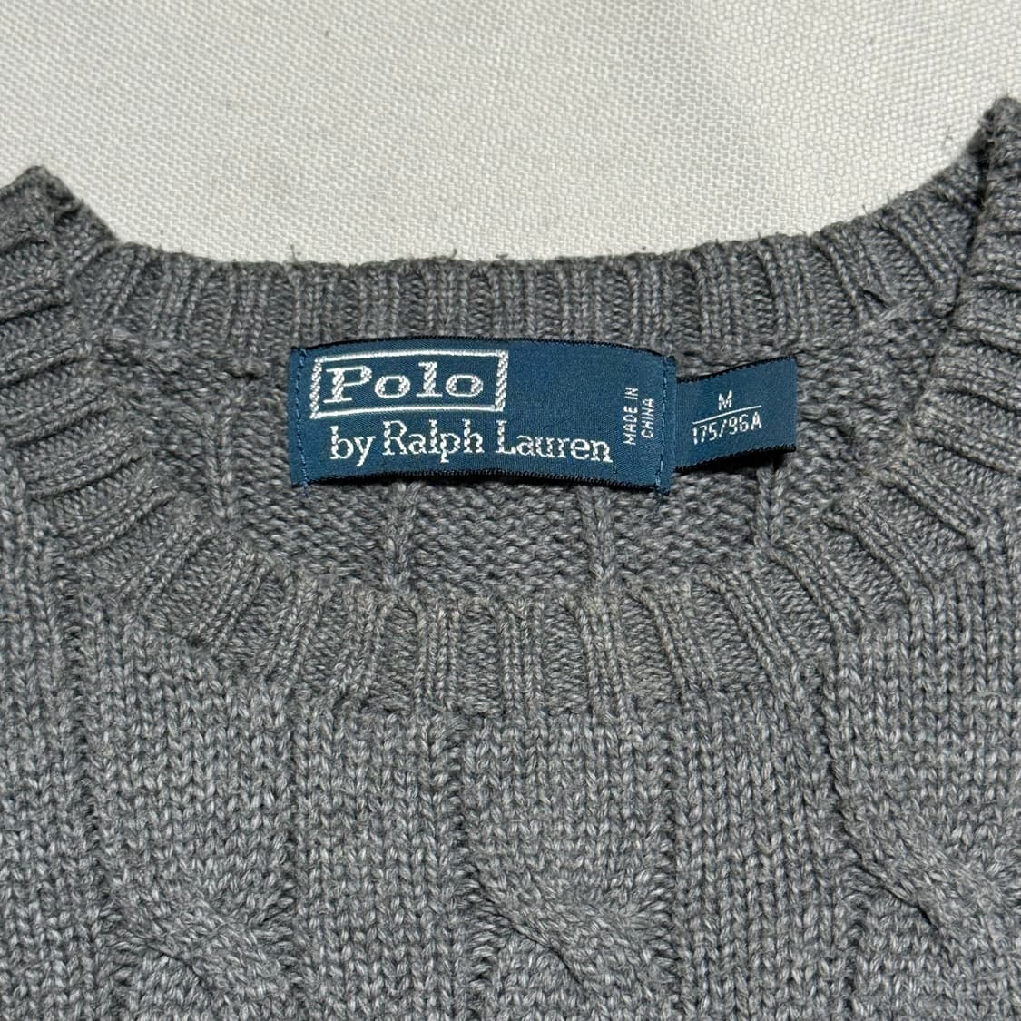 M 90’s 폴로랄프로렌 케이블 니트 상품이미지4