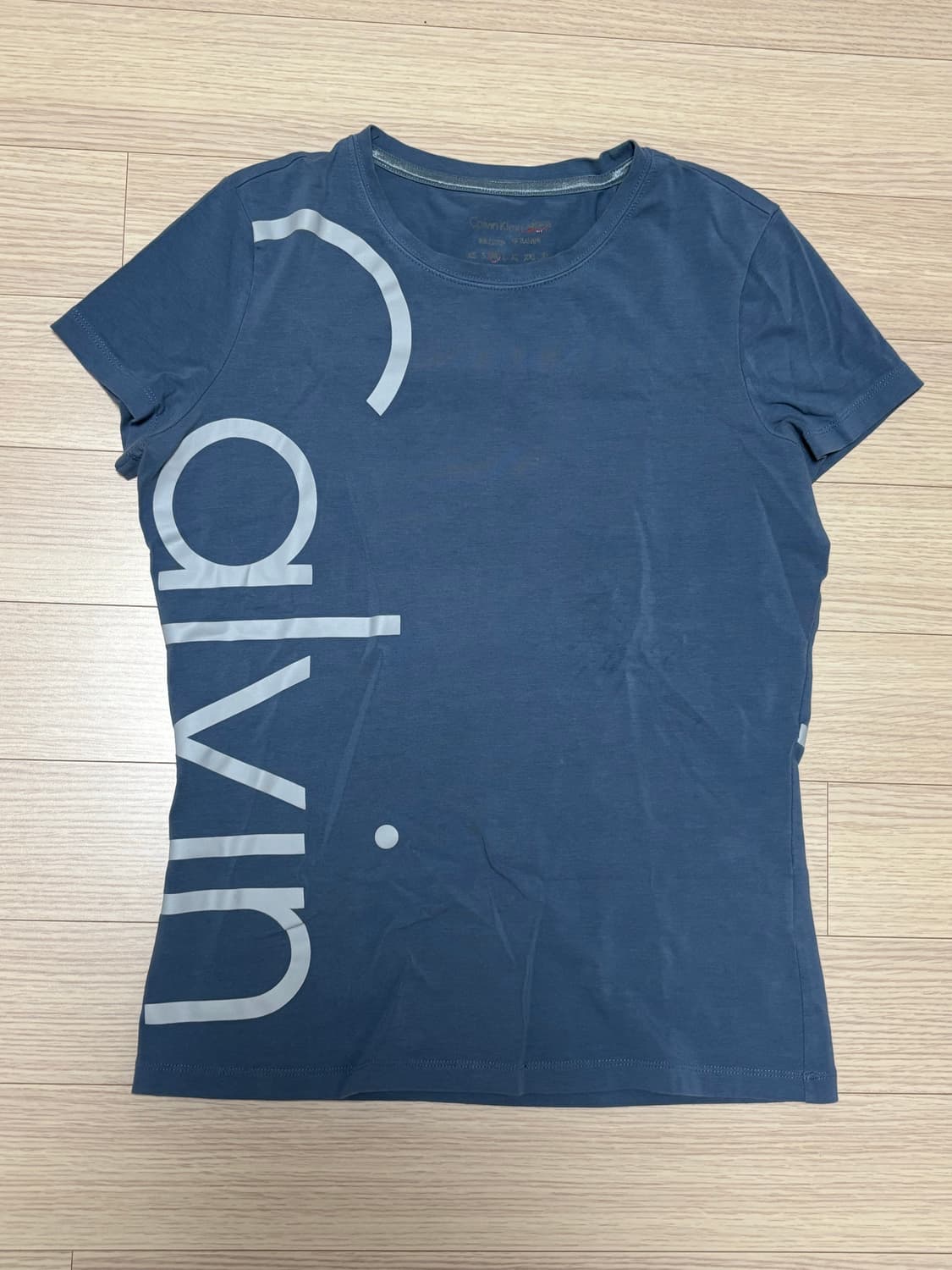 캘빈클라인 반팔 티셔츠 블루 상품이미지2