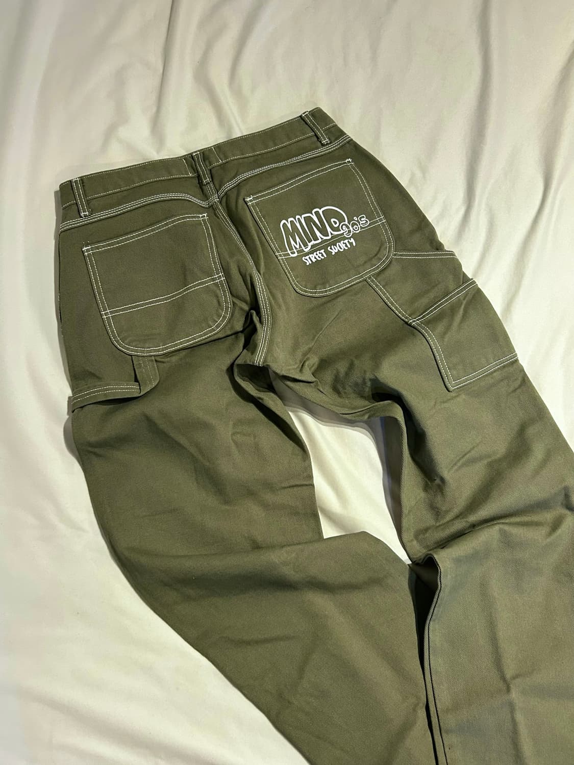 Mind 90’s 스트릿 카키 바지 상품이미지2