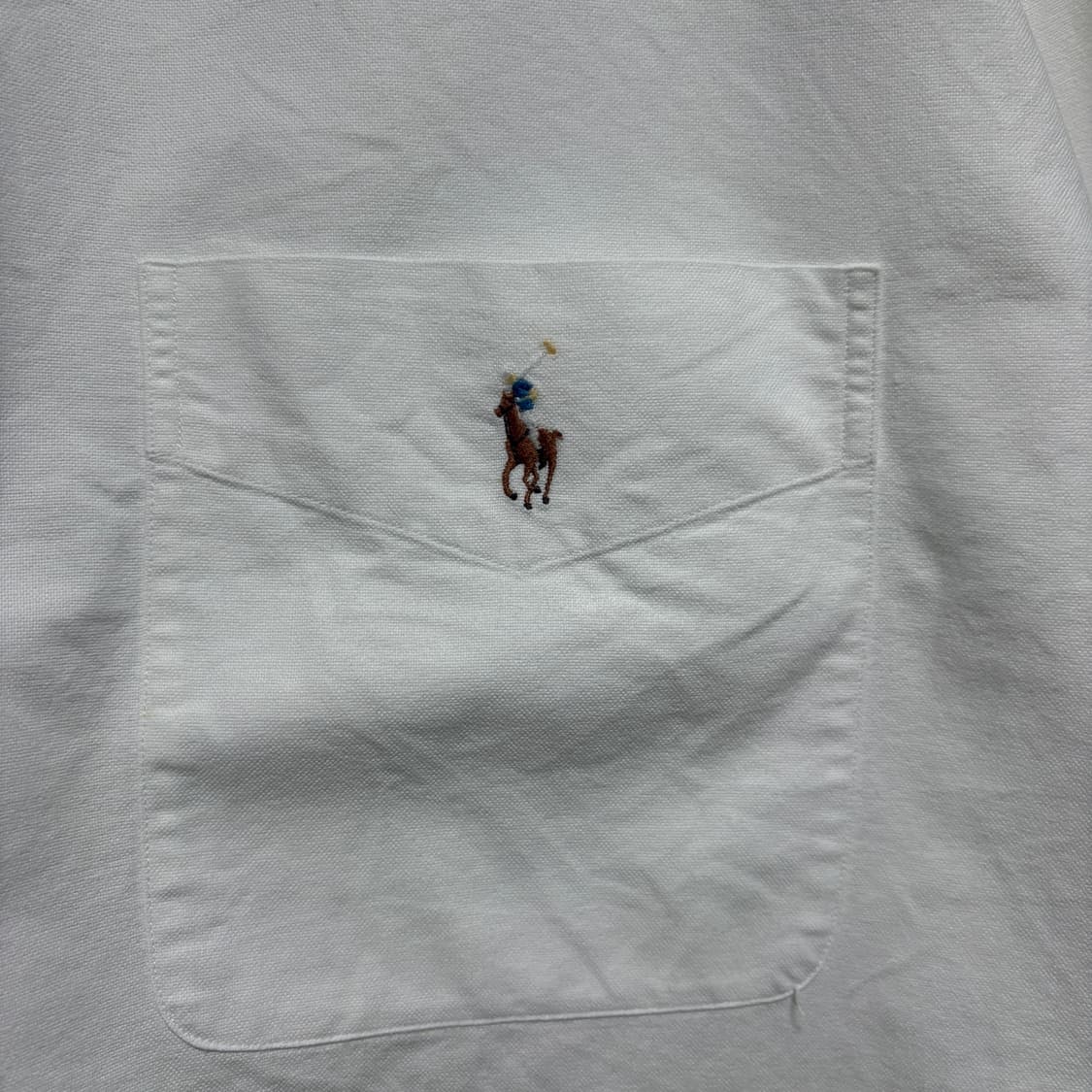 폴로 랄프로렌 빅사이즈 포켓 옥스포드 셔츠 / 화이트, 2XLT 상품이미지5