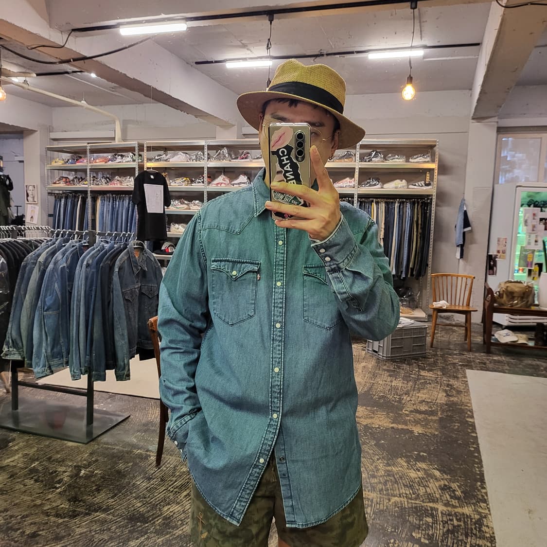 리바이스 데님 셔츠 (L) 상품이미지8