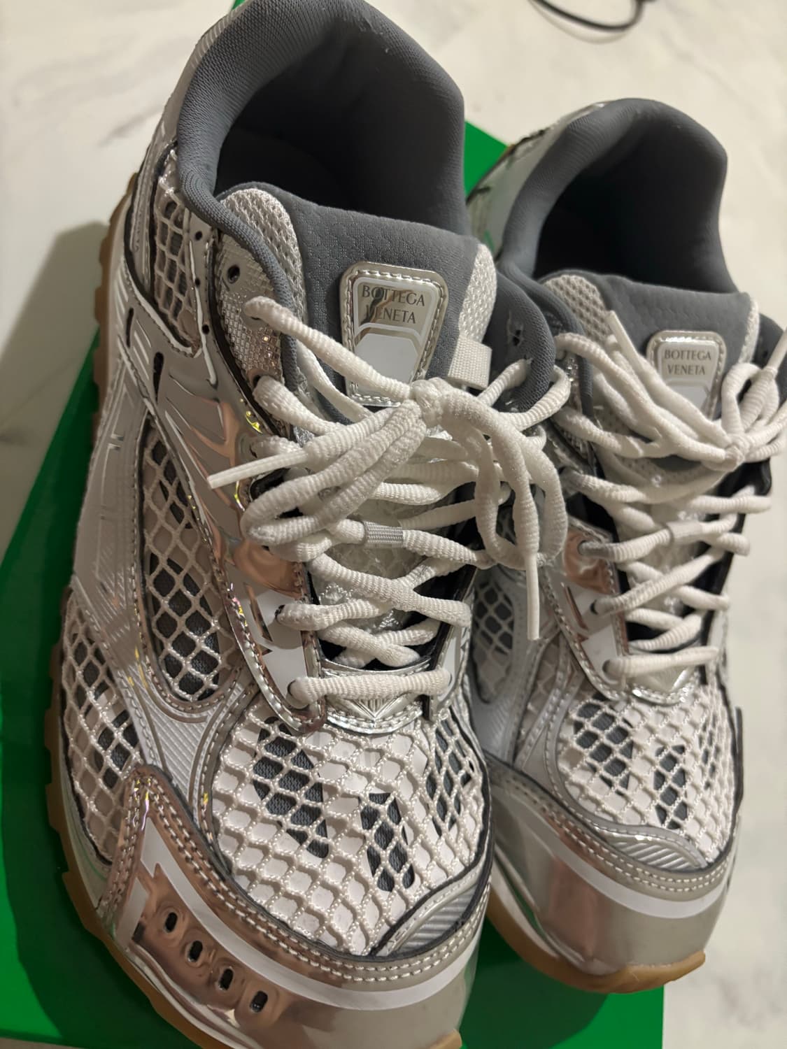 [43] 보테가베네타 오르빗 스니커즈 실버 상품이미지8