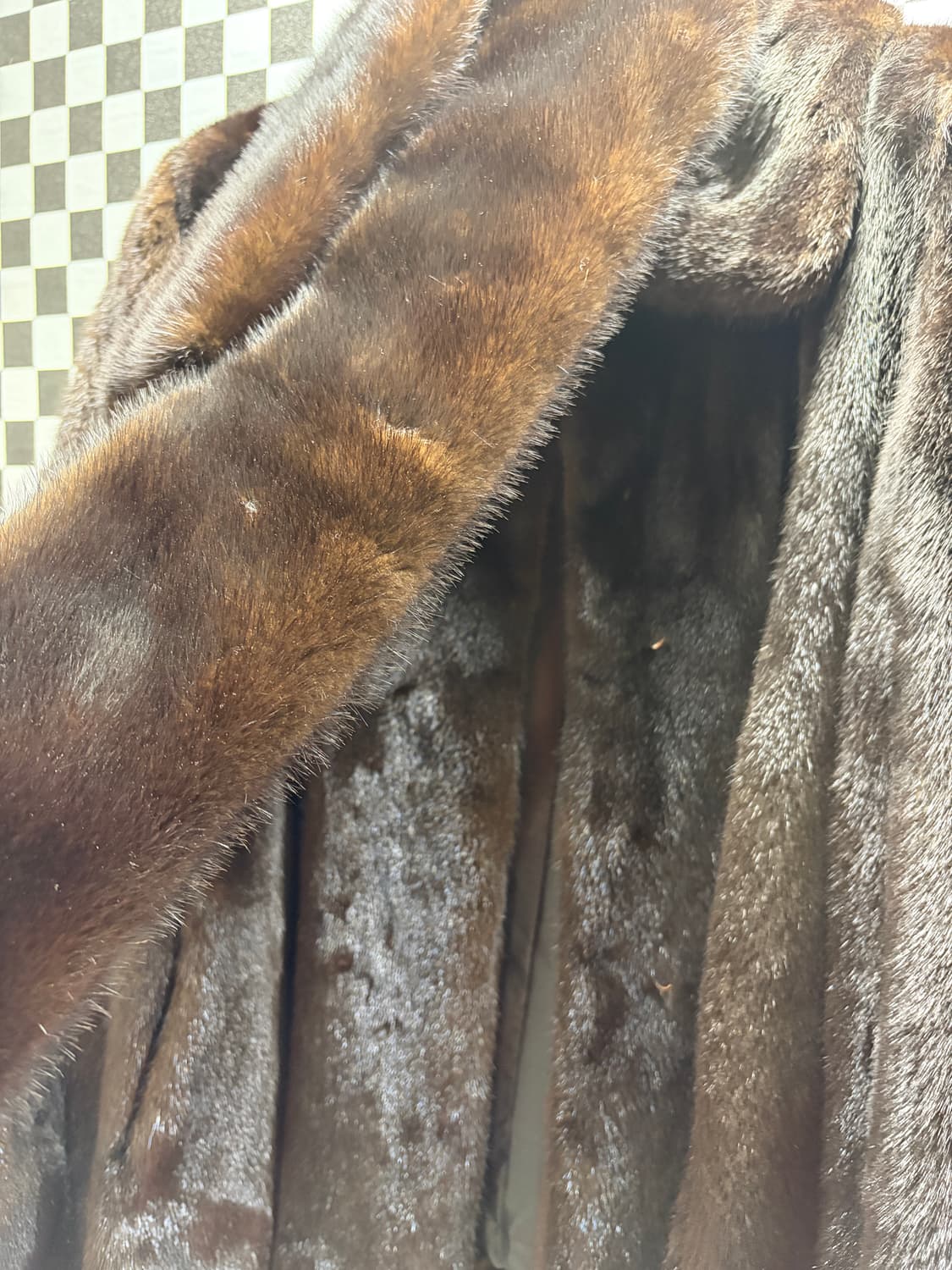 크리스찬 오자르 밍크코트 블랙그라마 상품이미지4