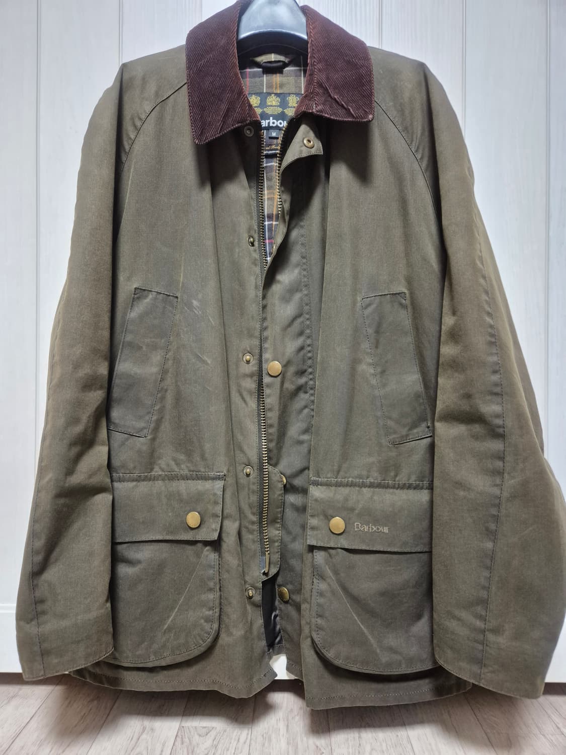 바버 왁스 자켓 M 올리브 상품이미지1