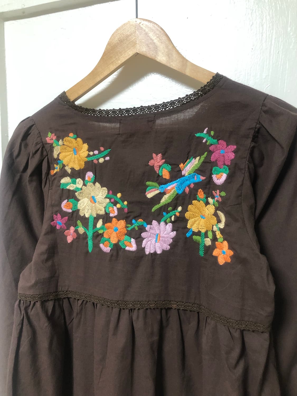 하구미 자수 블라우스 상품이미지3