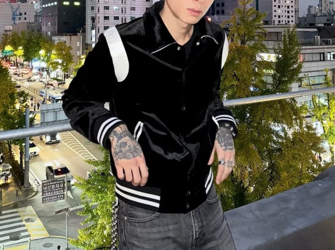 롤링스튜디오 벨벳 자켓 M 상품이미지2