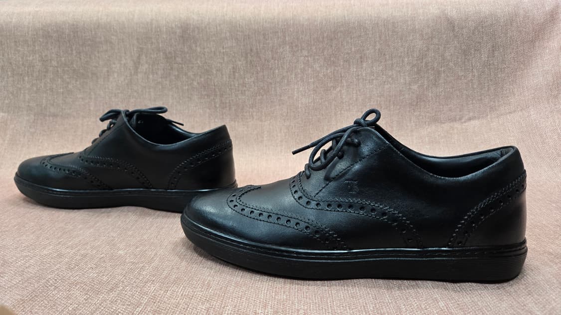 토즈 260mm- 블랙 윙팁 옥스포드 남성구두 상품이미지4