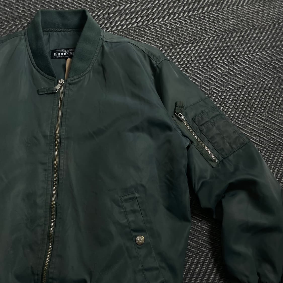Kyung Shin MA-1 항공 점퍼 카키o 4771 상품이미지3
