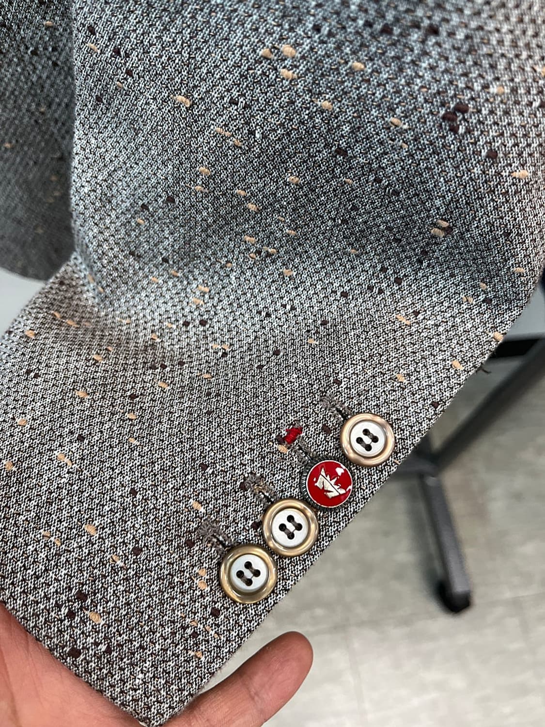 슬림100) MULISH 이태리 트위드 블레이져  상품이미지4