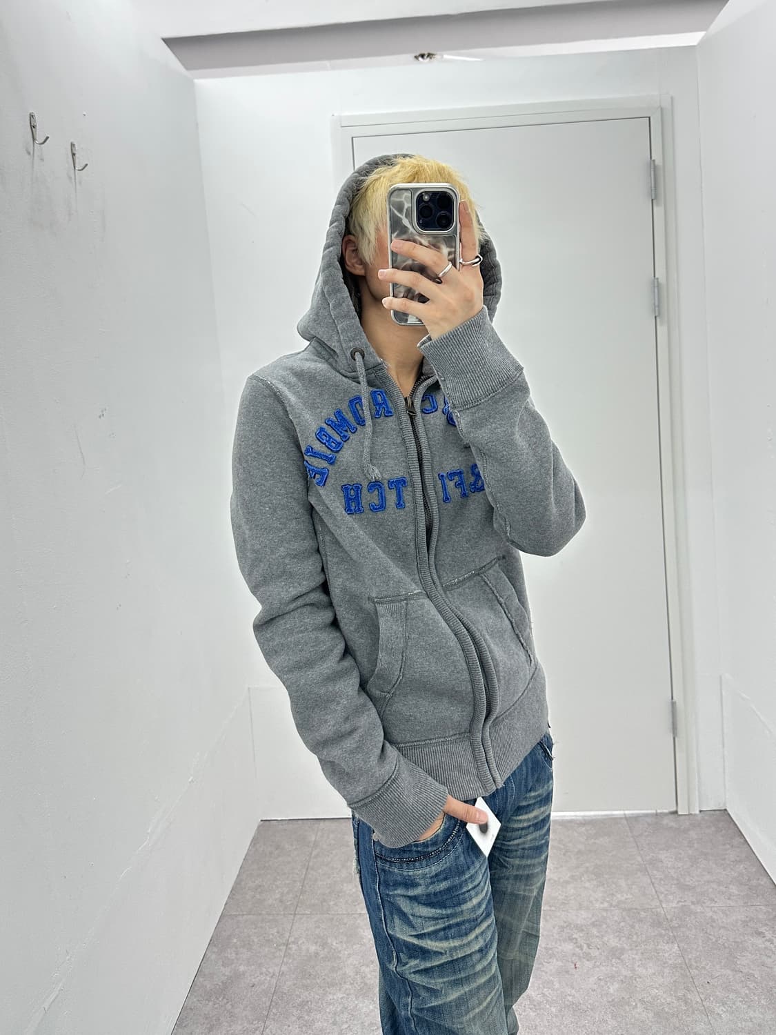 Abercrombie lettering hood zip 상품이미지1