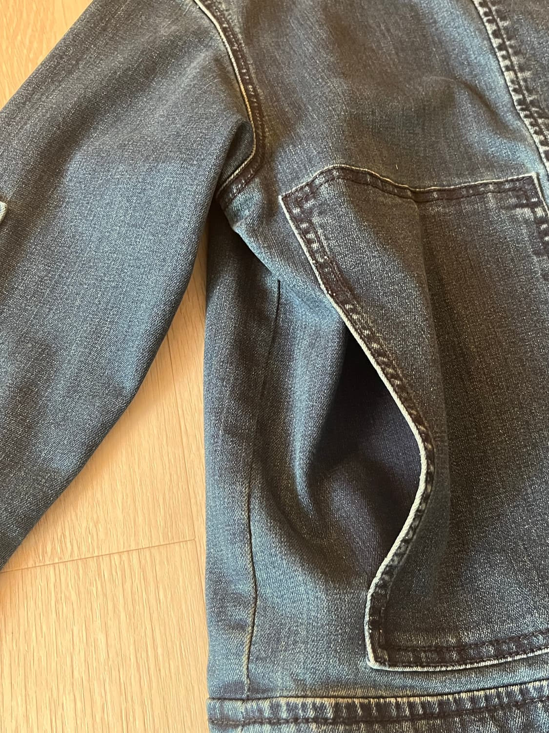 TOMBOY 데님 원피스 (유니크한 워크웨어 감성) 상품이미지5