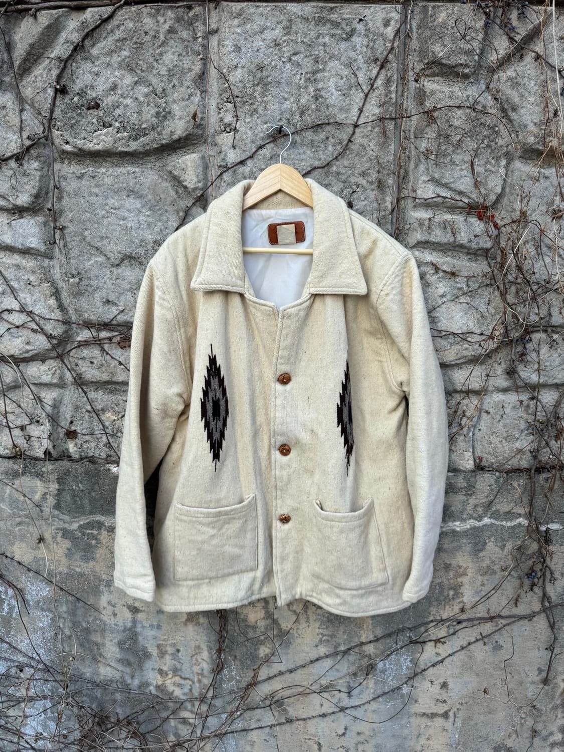 80s 푸에블로 아즈테카 몰리나 오르테가 치마요 네이티브 나바호 자켓 상품이미지1