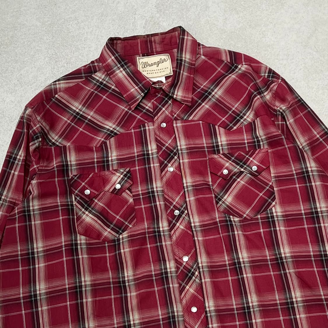 랭글러 웨스턴 체크셔츠 s10761 상품이미지3